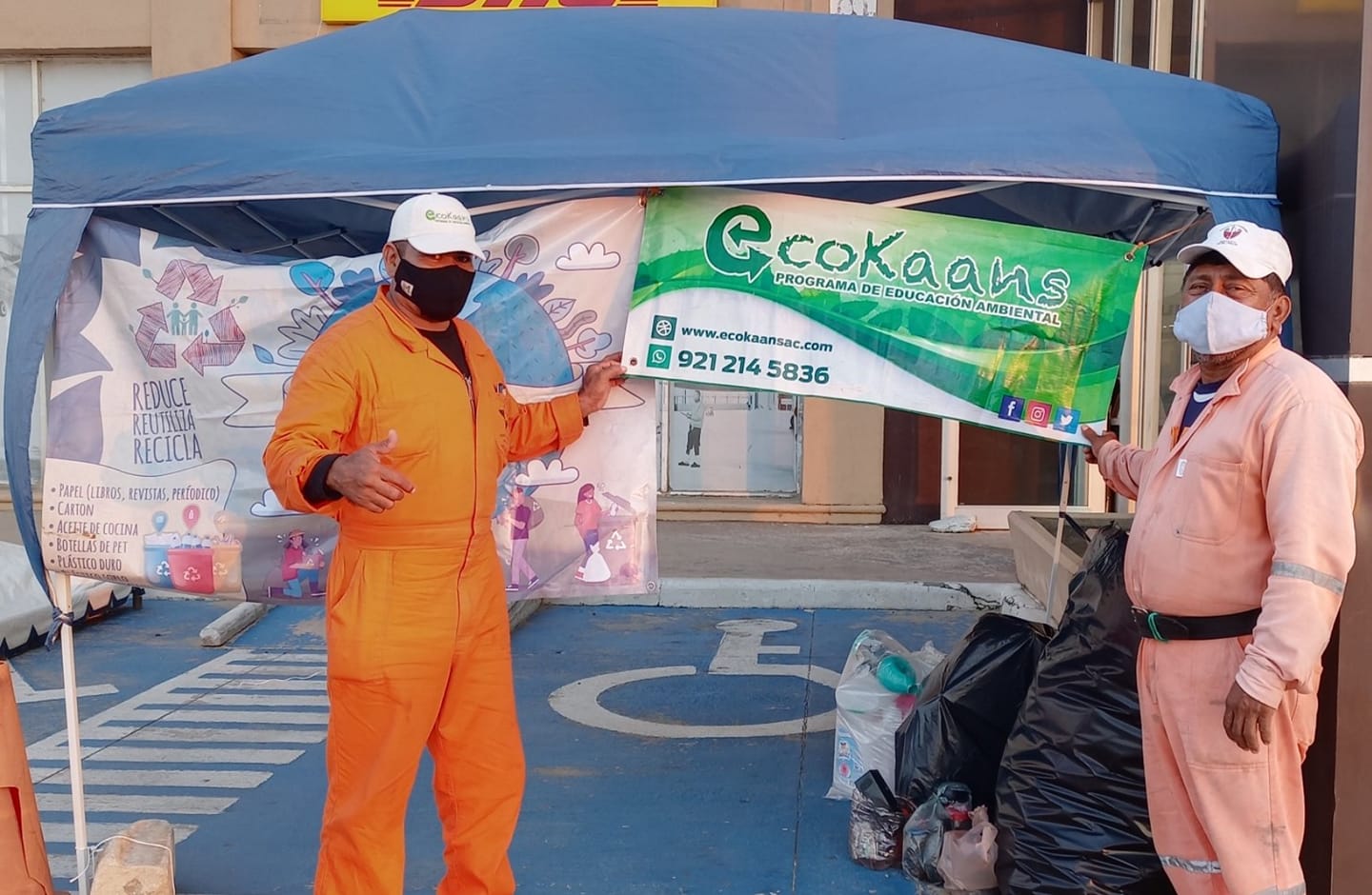 Recycling and waste collection with Ecokaans