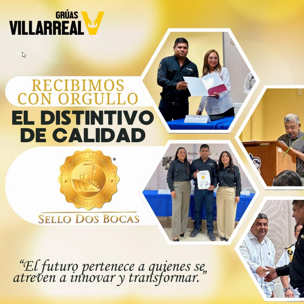 Recibimos con orgullo el Distintivo de Calidad “Sello Dos Bocas”
